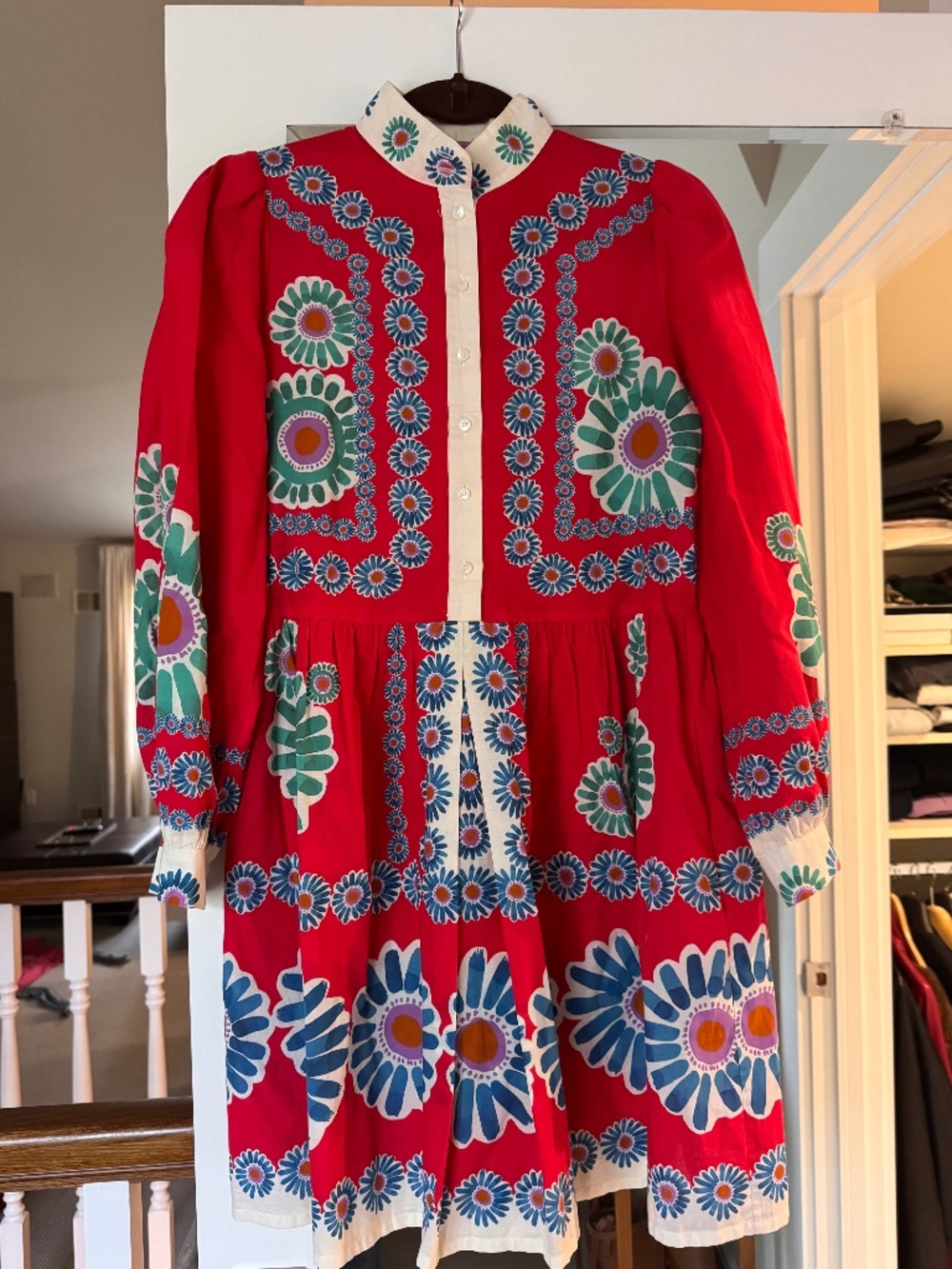 La Double J 100% cotton dress size XS with 3/4 sleeves